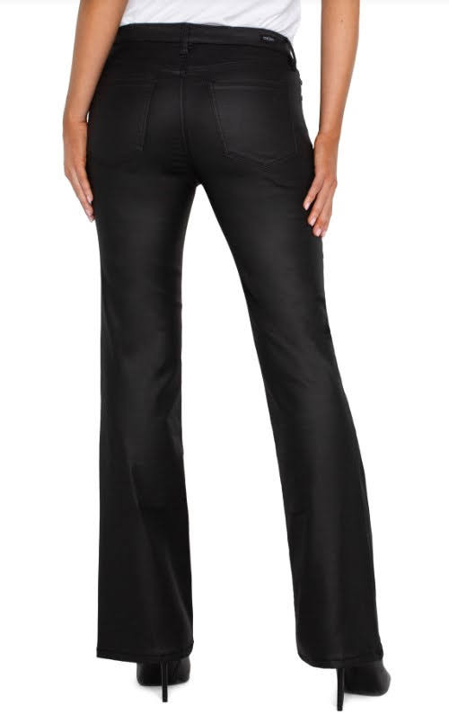 Liverpool Los Angeles Lucy Bootcut - Coated Black