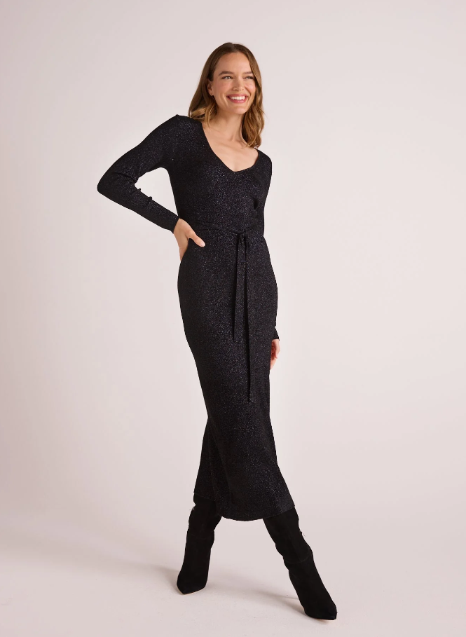 blue dress for baby girl Ribbed Maxi Sweater Dress main image 1