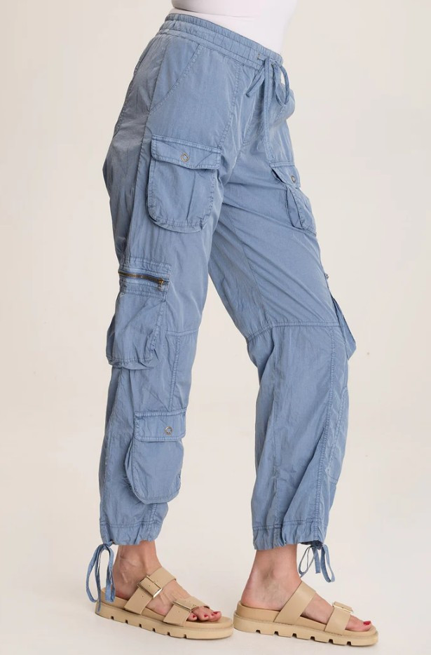 XCVI Yukio Cargo Pant - Pacific Pigment