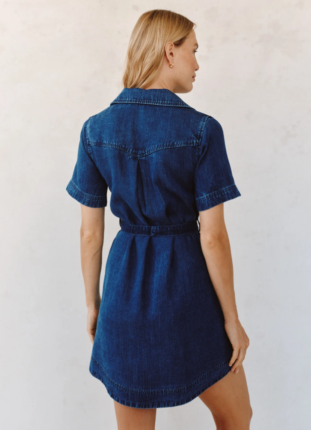 horizon blue dress shirt Horizon in Navy  Buttercloth