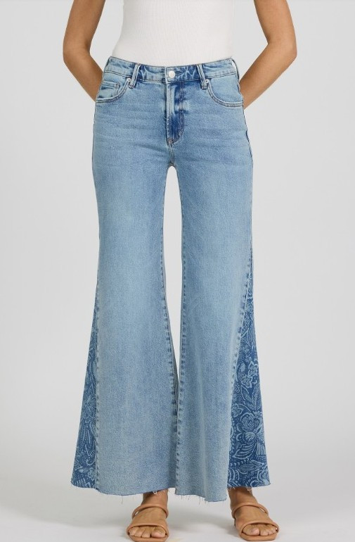 Dear John Hendrix Flare Jeans - Festival Paisley