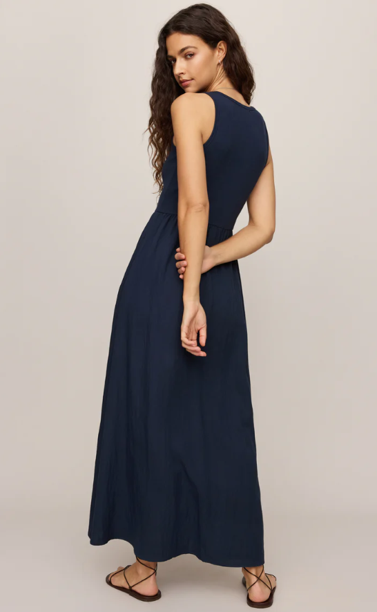 Z Supply Charlotte Midi Dress- Eclipse