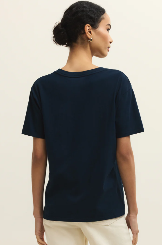 BOYFRIEND　Tシャツ Z Supply Voyage Boyfriend Tee- Eclipse