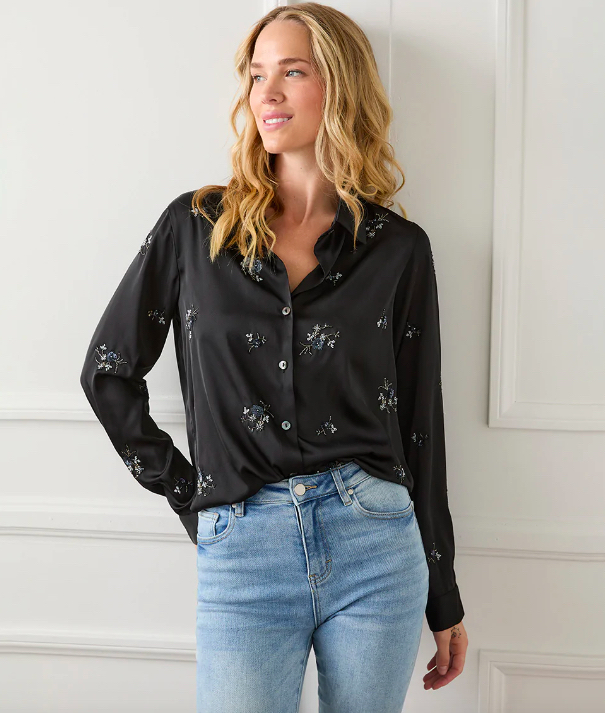 トップス Alma ribbon tops black Alma ribbon tops black