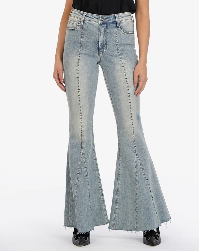 Kut From the Kloth Stella Fab Ab Studded High Waist Flare