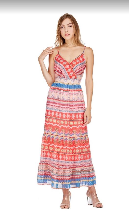 Americana Boho Maxi Dress