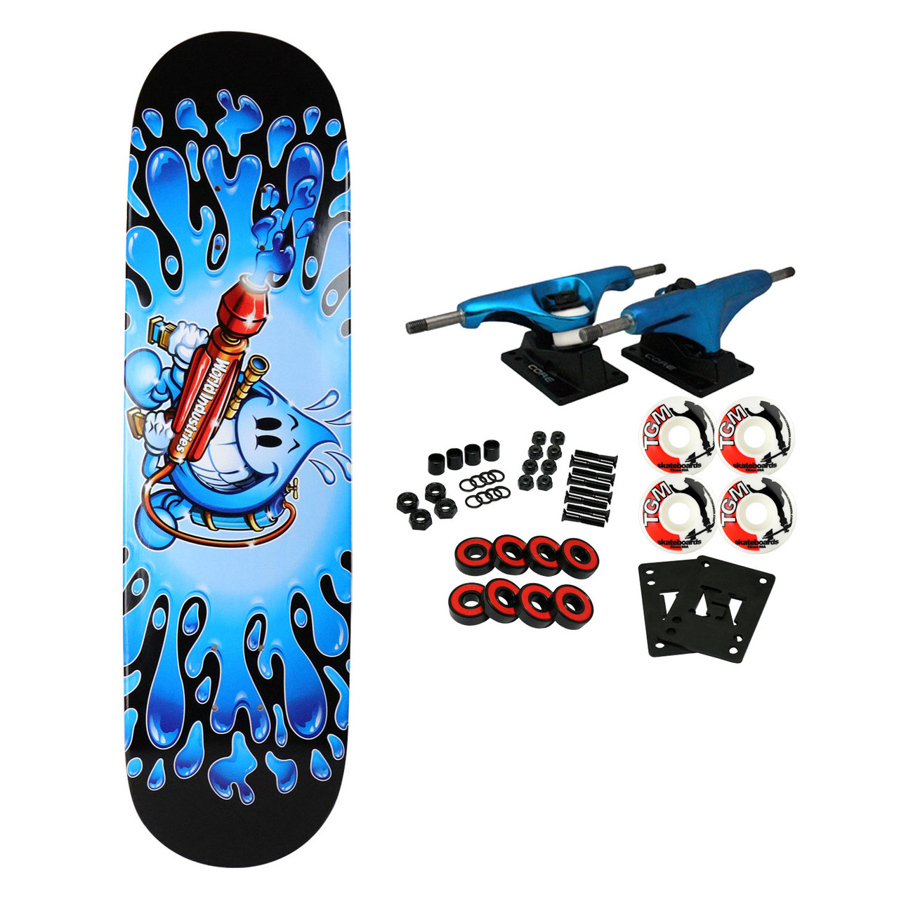 World Industries Skateboard Complete Water Cannon 8.25