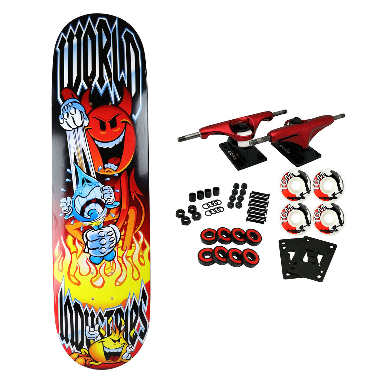 World Industries Skateboard Complete Wedgie 8.38