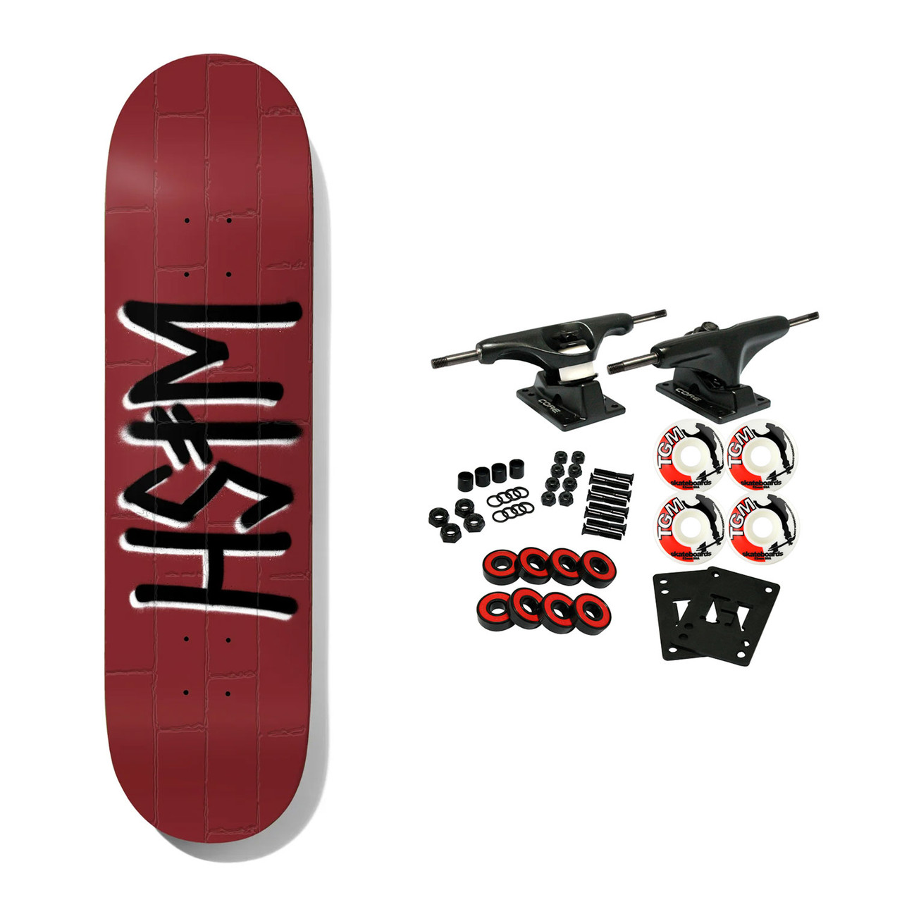 Deathwish Skateboard Complete Wish Bricks 8.0