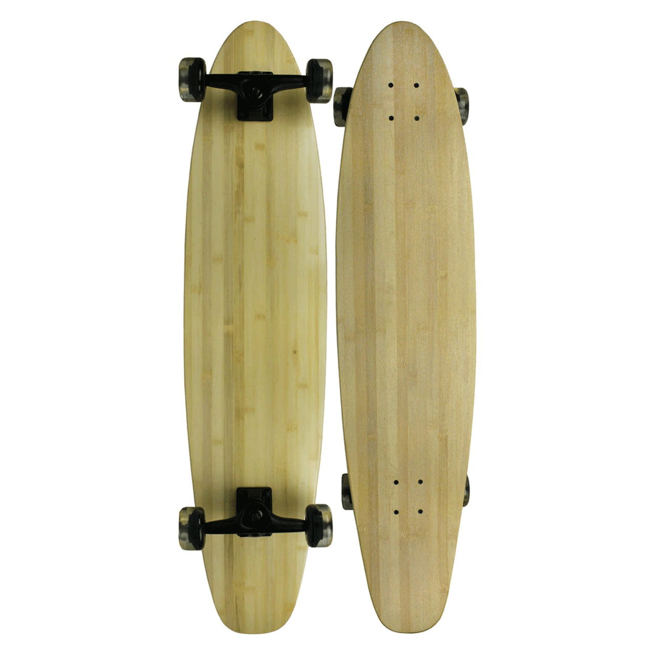 Moose Bamboo / Kryptonics Clear Longboard