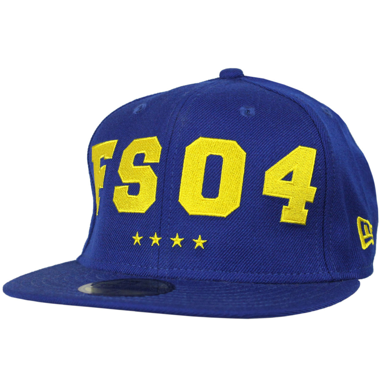 Fourstar Skateboard hat FS 04 BLUE/YELLOW NEW ERA 7 1/4