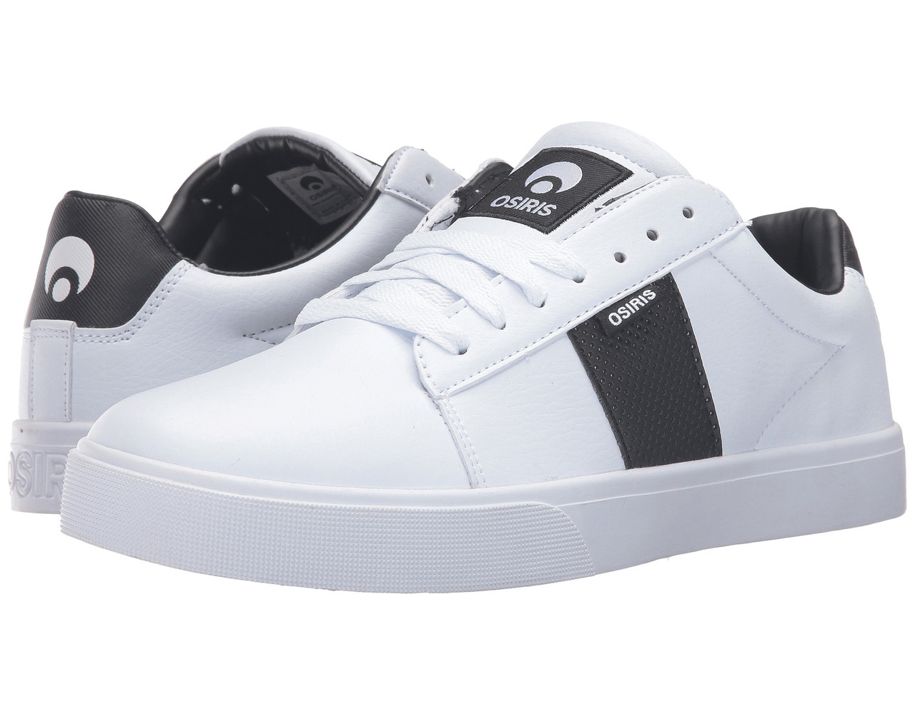 black and white osiris shoes