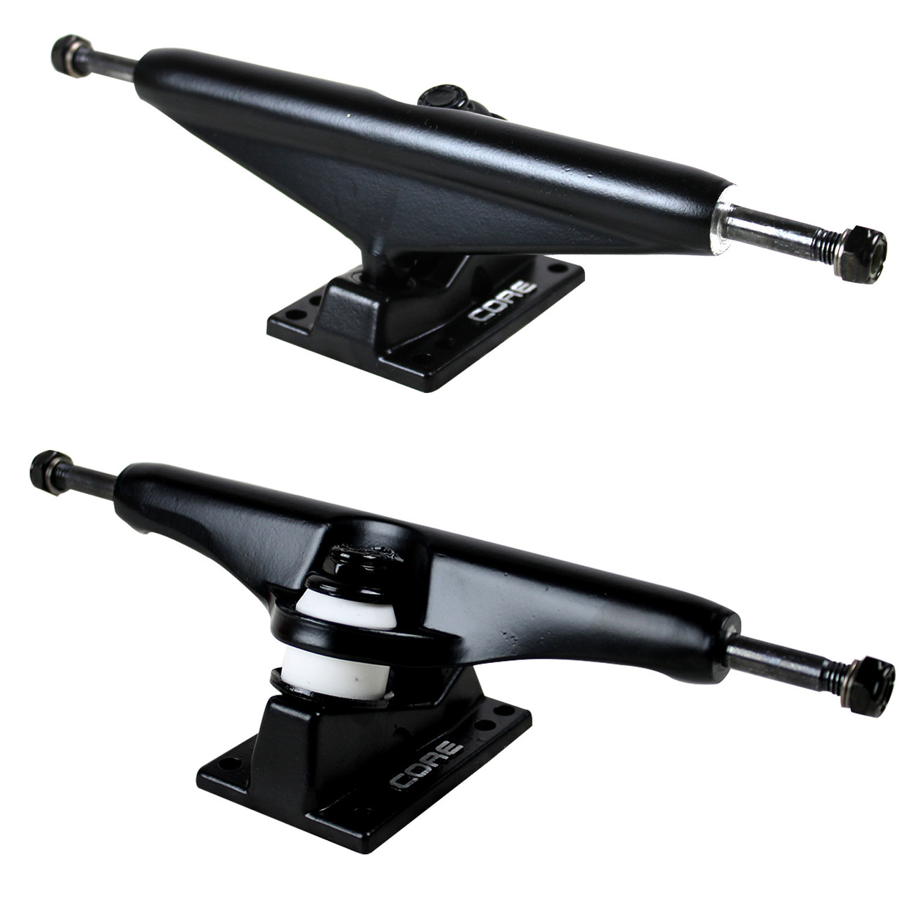 Core Skateboard Trucks 7.0 Black / Black Base