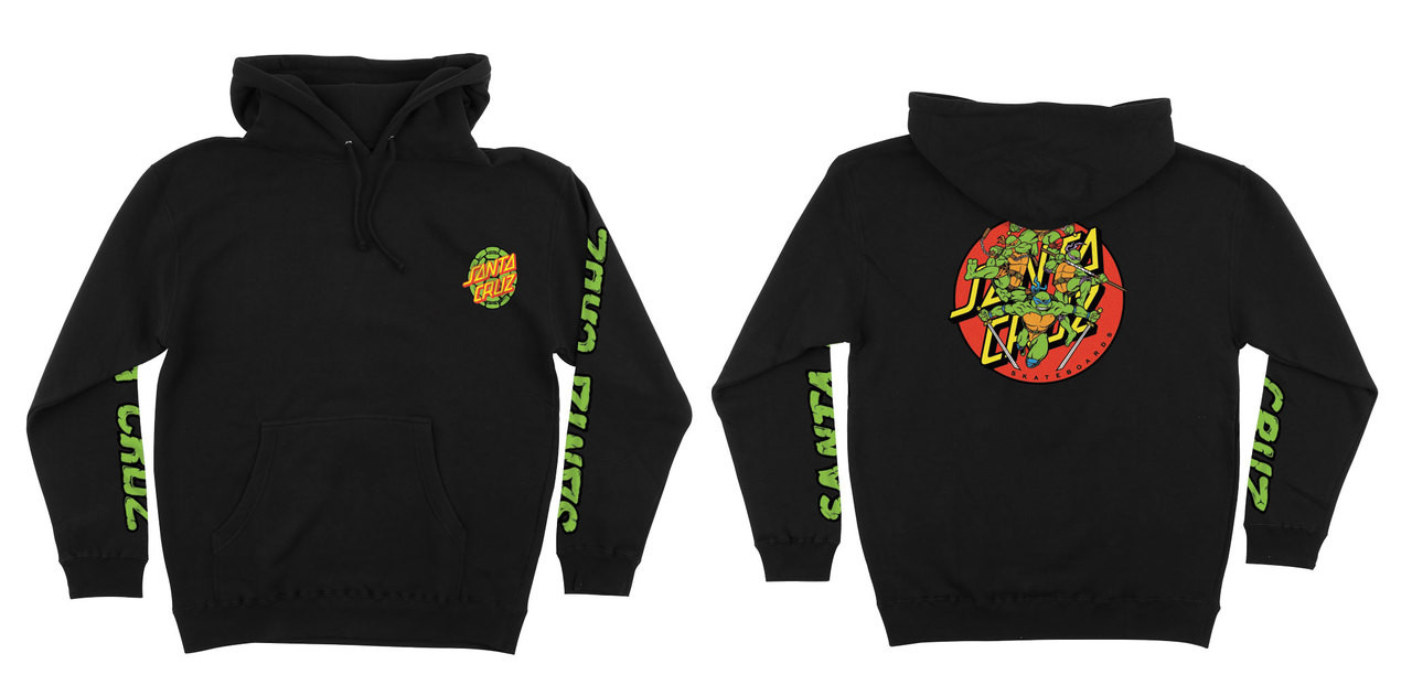 santa cruz ninja turtles hoodie