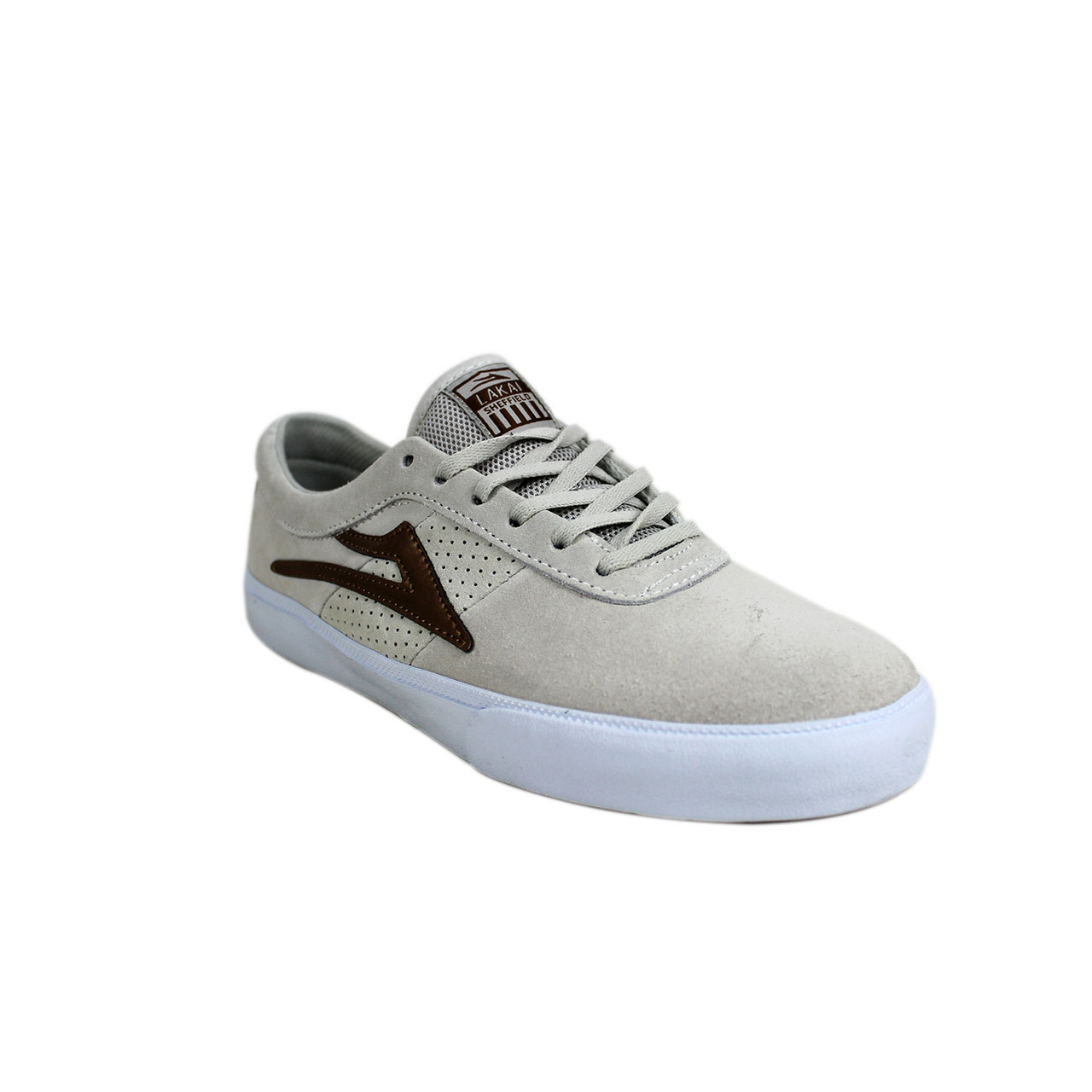 Lakai Shoes Sheffield White/Bronze Suede