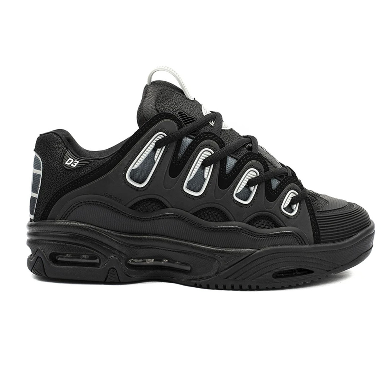 Osiris Shoes D3 2001 Black/Light Grey 