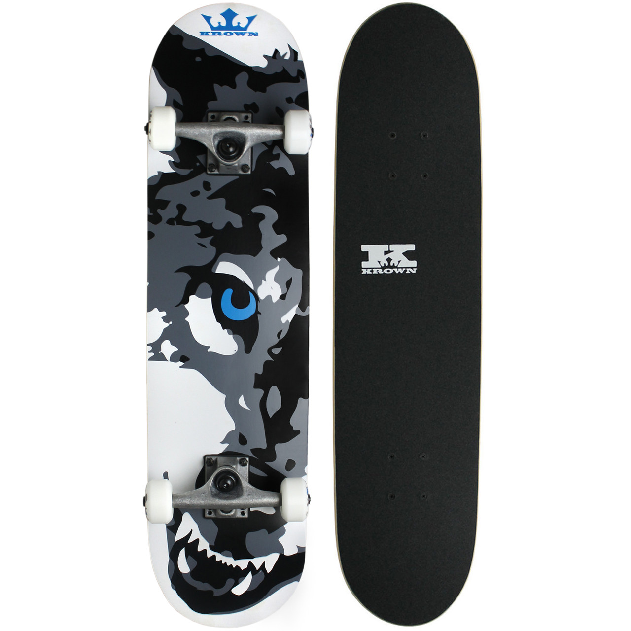 KROWN Skateboard Grim Reaper 7.5" x 31.5" 