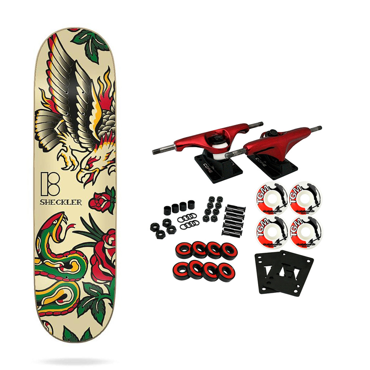 Plan B Skateboard Complete Ryan Sheckler Traditional 8.5