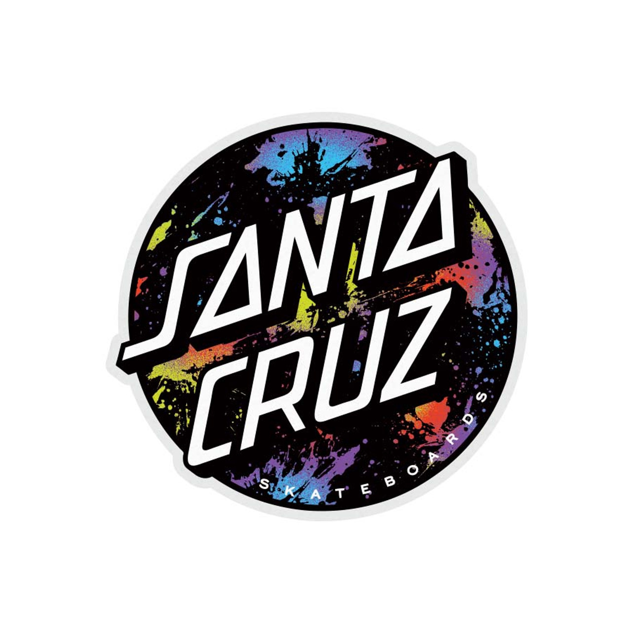 Santa Cruz Sticker Dot Splatter 3 x 3 - TGM Skateboards