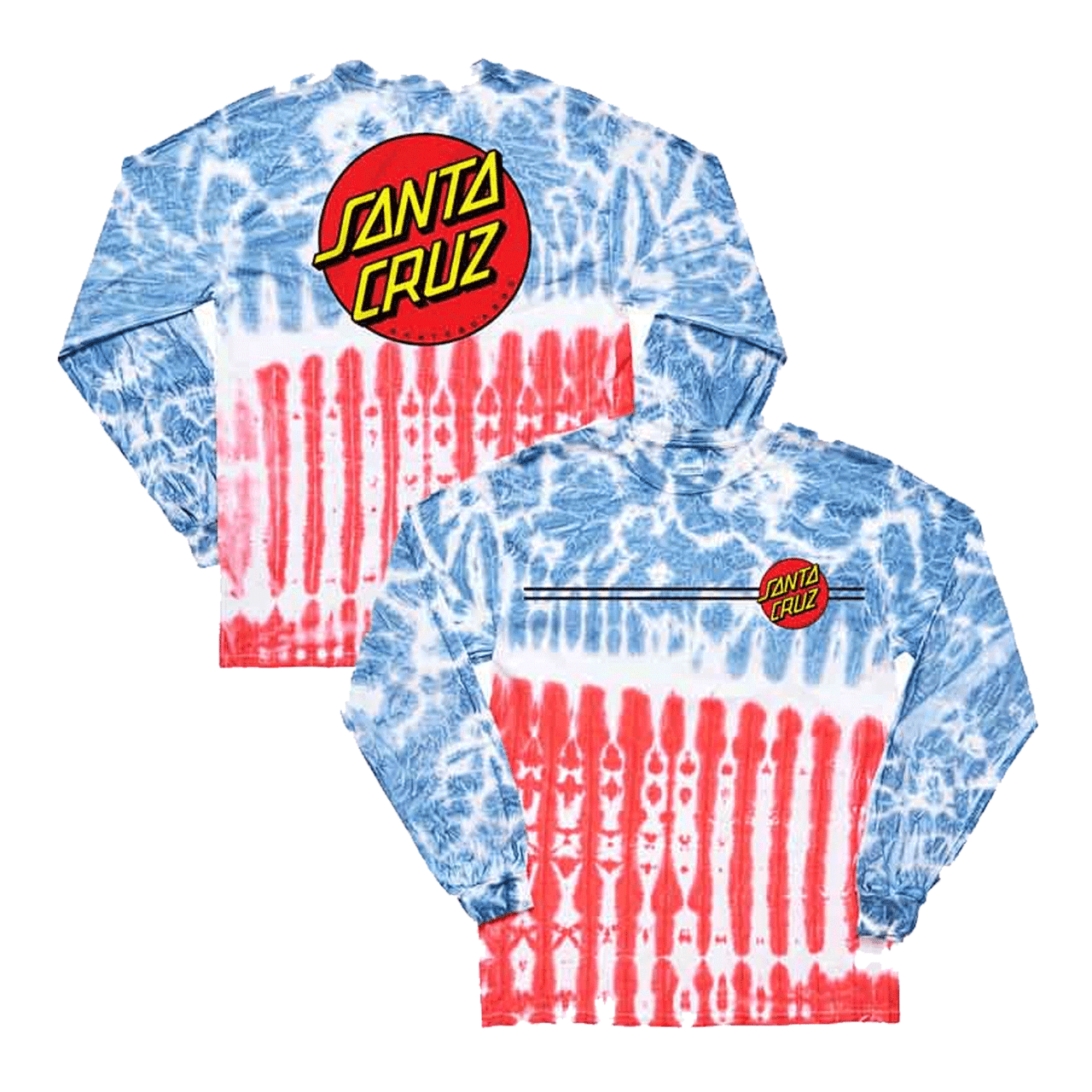 santa cruz american flag shirt