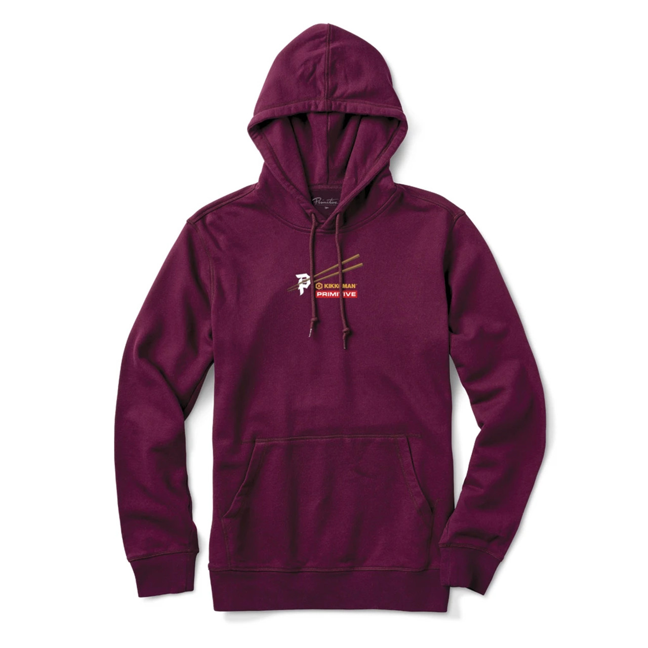 Primitive X Kikkoman Hoodie Choices II Maroon - TGM Skateboards