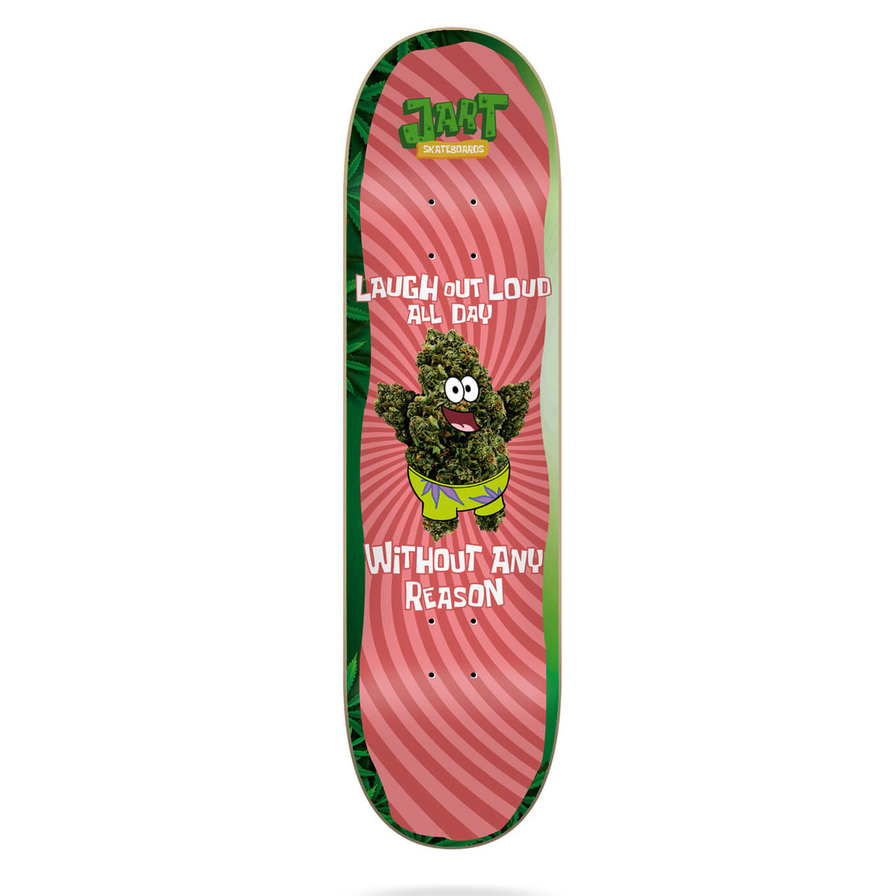 Jart Skateboard Deck Stay High Pink 8.25" x 31.7"