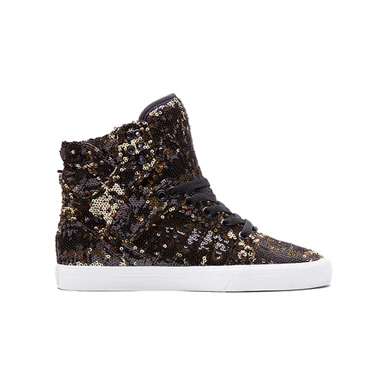 supra society paisley pattern high-top sneaker