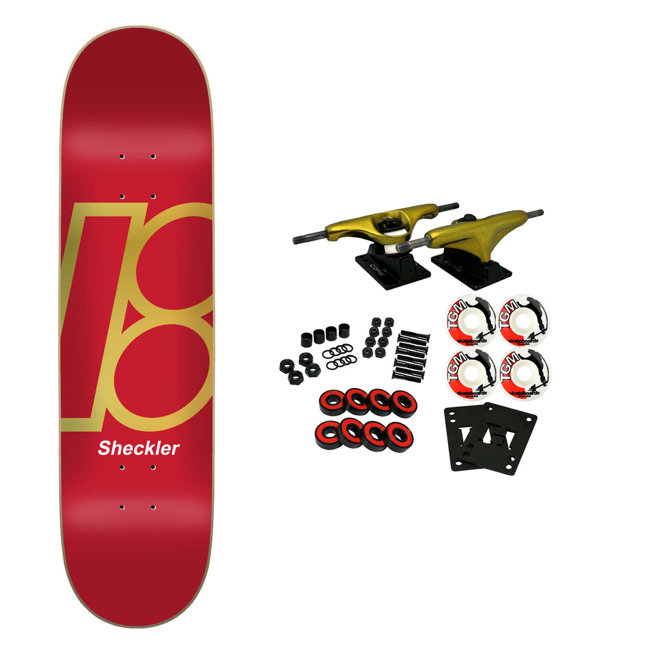 Plan B Skateboard Complete Team Foil Ryan Sheckler 8.25