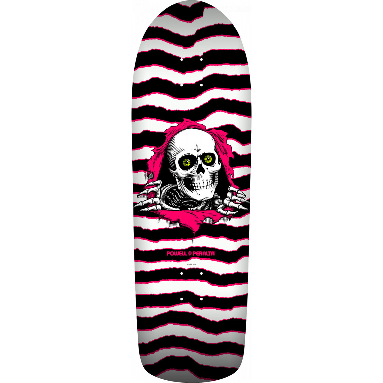 Powell Peralta Deck Old School Ripper White/Pink 10