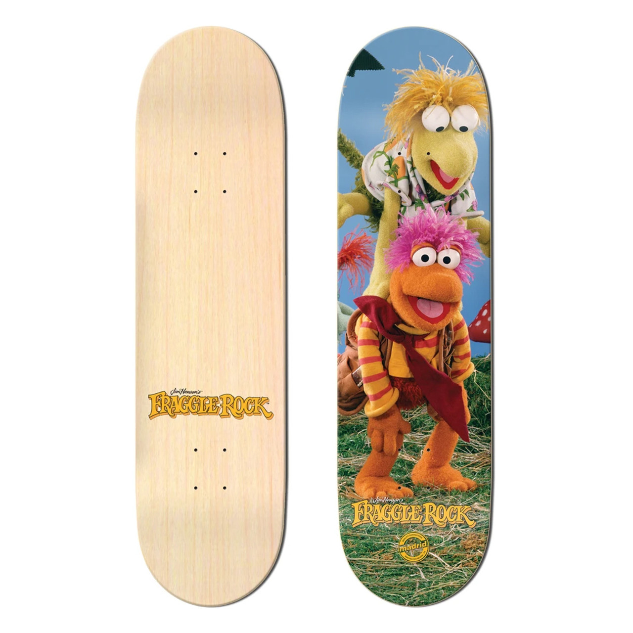 Madrid Deck Jim Henson Fraggle Rock Leap Frog 8.25