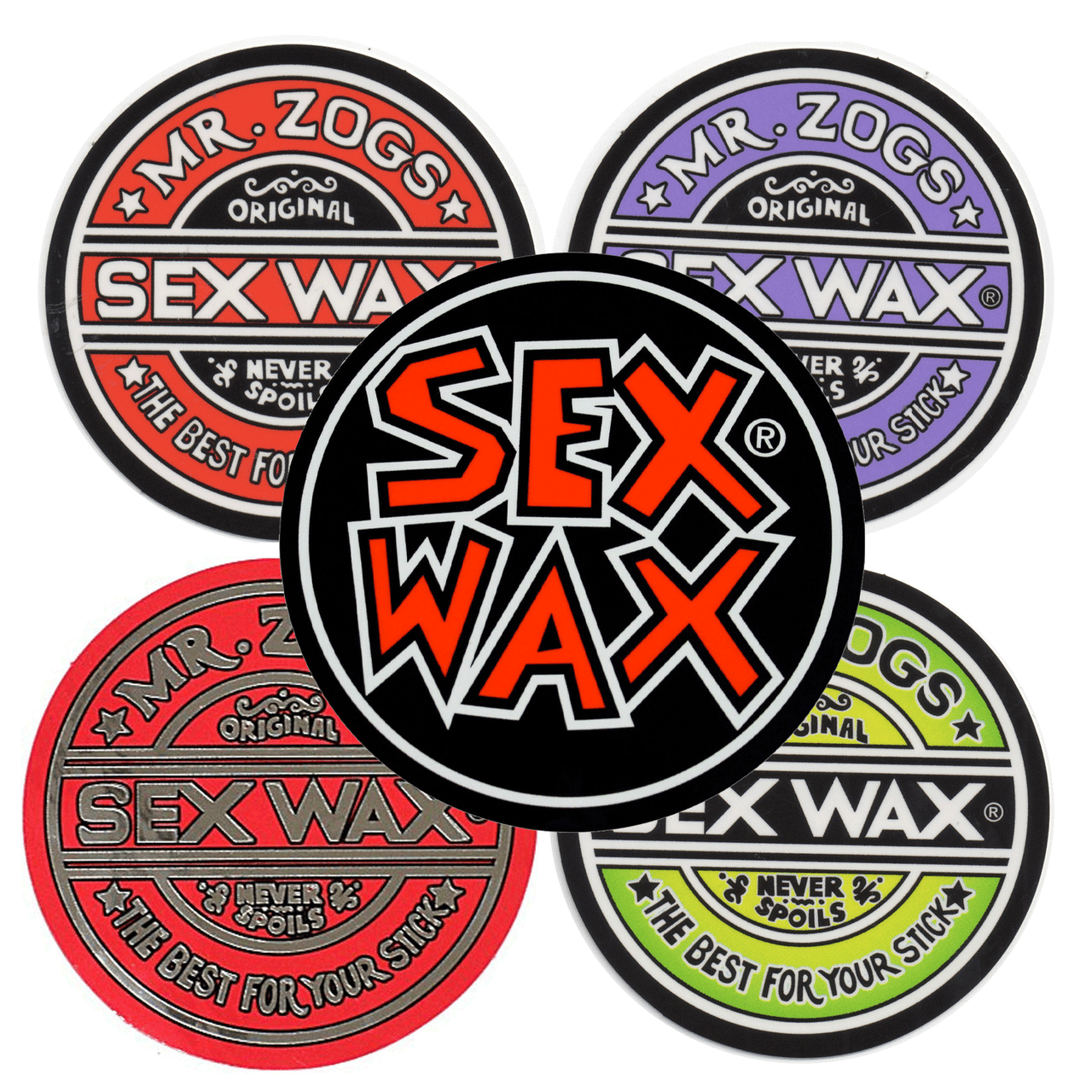 Sex Wax HOCKEY STICK WAX BLUE Mr. Zogs PACK OF 2