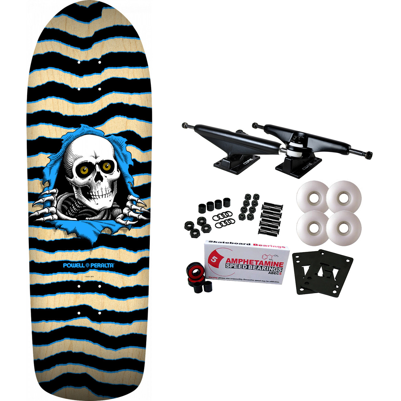 Powell Peralta Complete Ripper Natural/Blue Old School Reissue