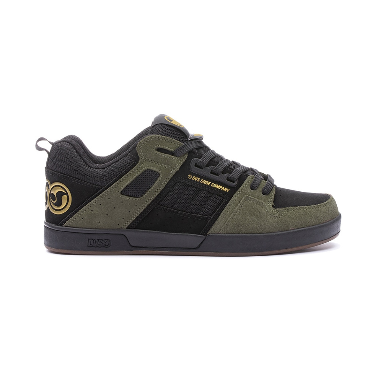 DVS Shoes Comanche 2.0 Black Olive Gold TGM Skateboards