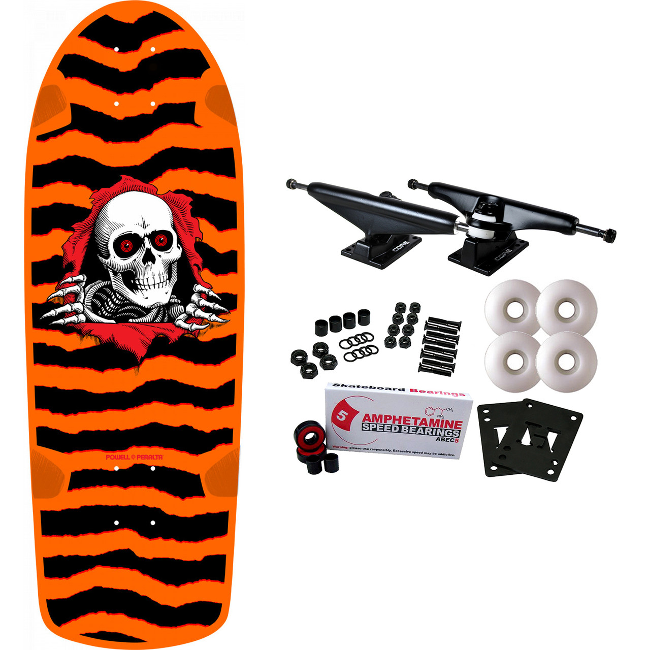 Powell Peralta OG Ripper Skateboard Deck Orange - 10 x 30 - Skate One