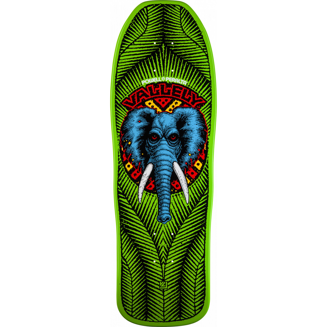 Powell Peralta Deck Mike Vallely Elephant Lime Old School Reissue