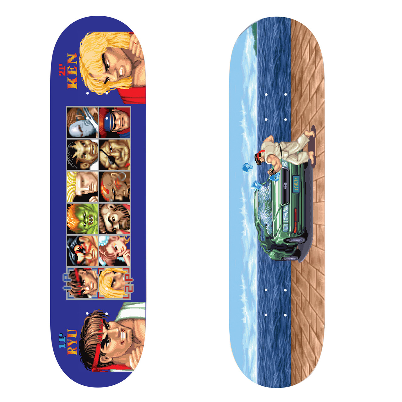 Huf X Street Fighter Deck Limited Edition 2-Pack Bonus Stage and Players  Select