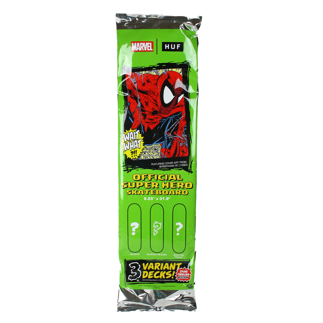 Huf Skateboard Deck Marvel Spider-Man Blind Bag 8.25