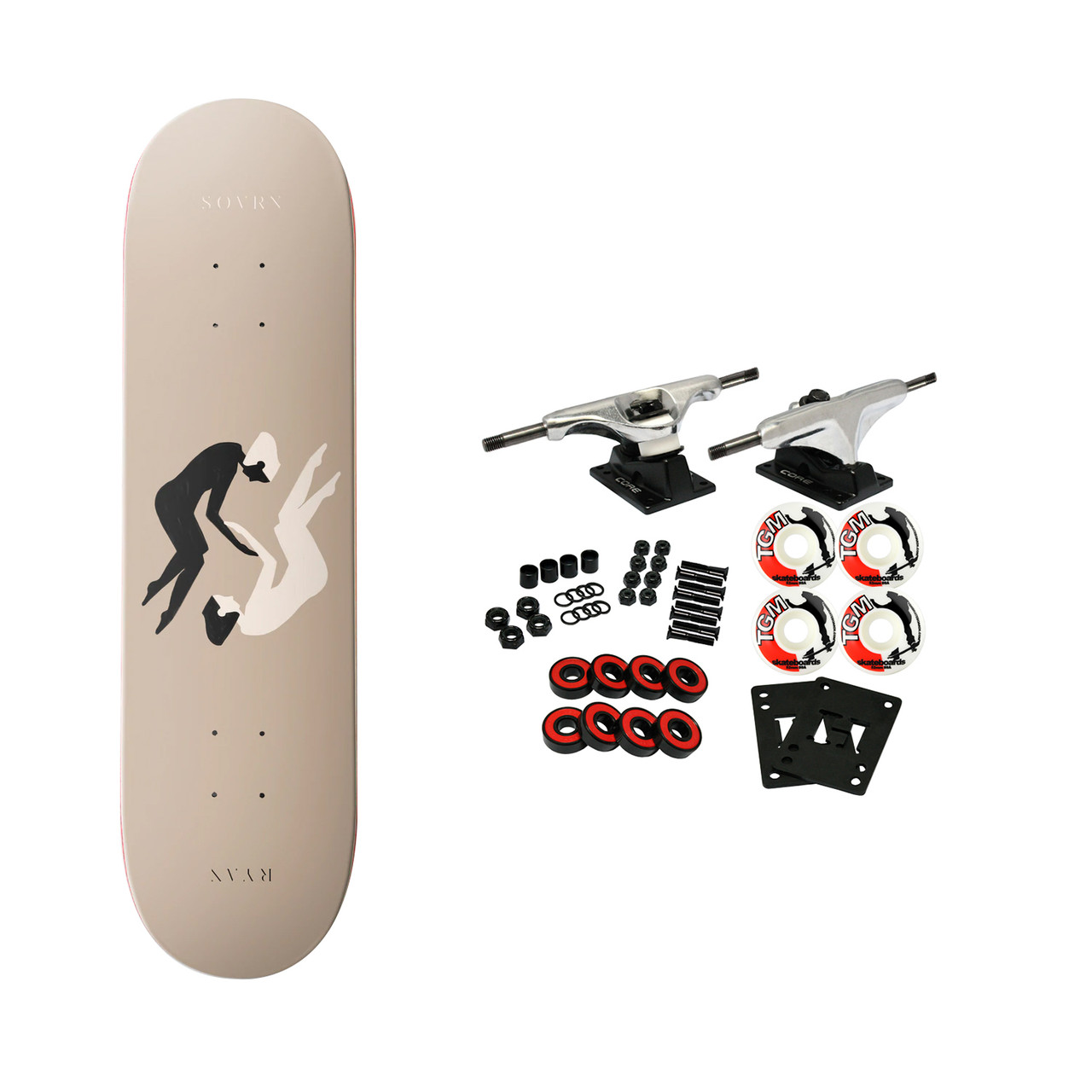 geld Erfgenaam Ventileren Sovrn Skateboard Complete Walker Ryan Yin Yang 8.25"