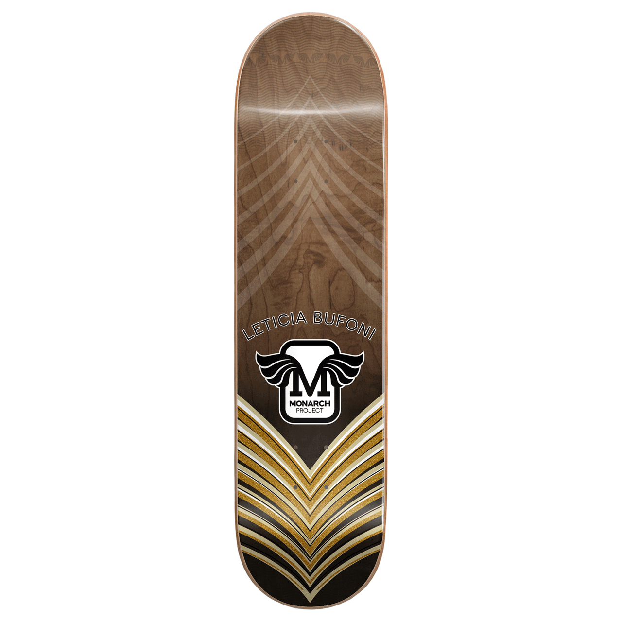 Monarch Project Skateboard Deck Leticia Bufoni Horus Gradient Brown 8.5