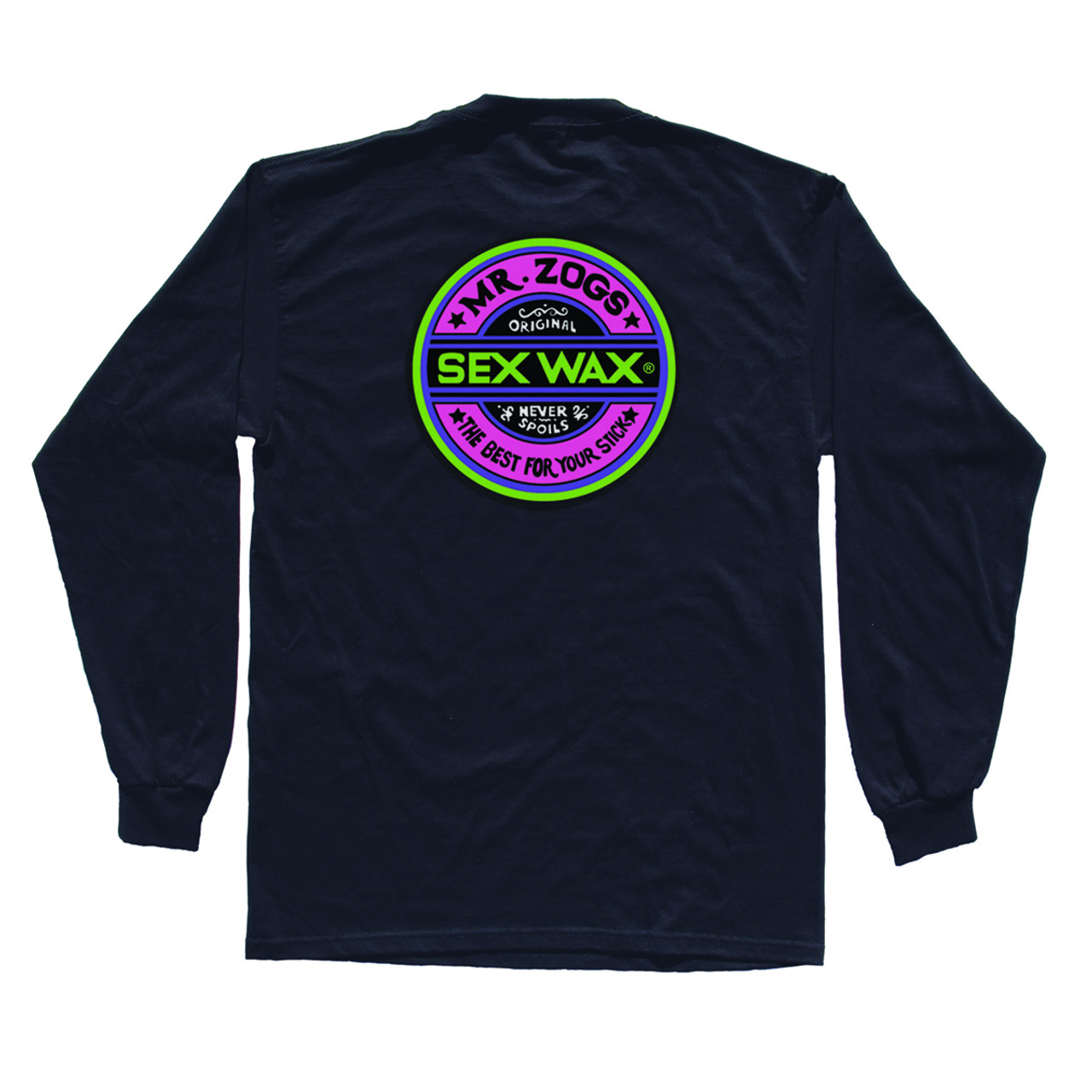 Mr Zogs Sex Wax Longsleeve Shirt Fluoro Mens - TGM Skateboards