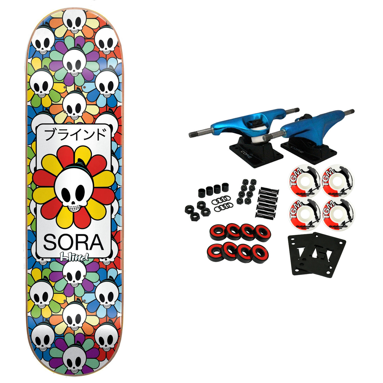 Blind Skateboard Complete Sora Shirai Reaper Bloom 7.75