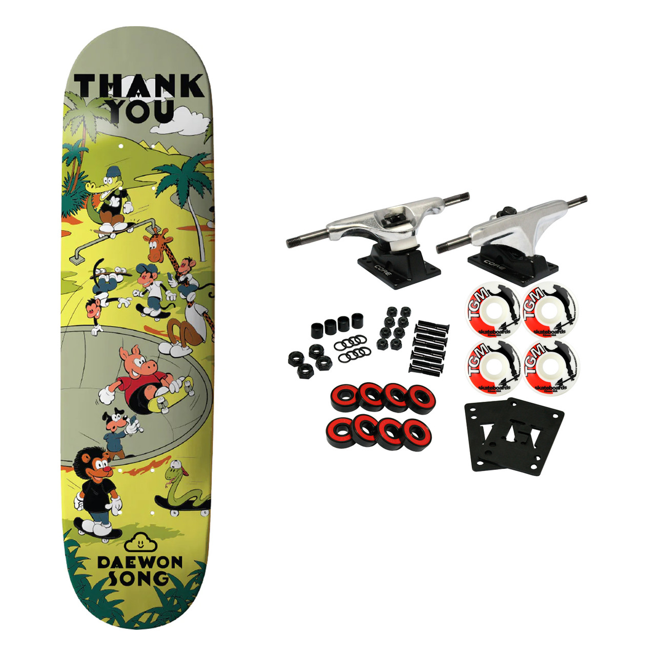 Thank You Skateboard Complete Daewon Song Skate Oasis 7.75