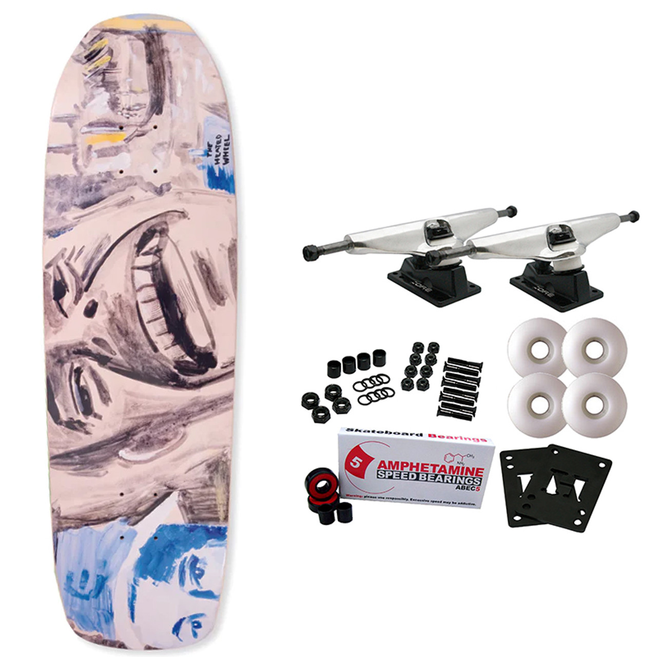 The Heated Wheel Skateboard Complete Funny You Say 9.5