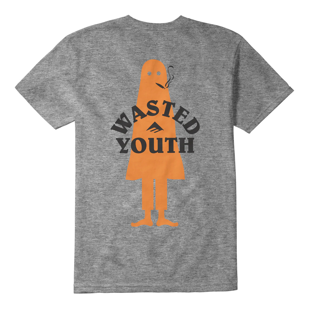 Emerica Shirt Wasted Grey/Heather - TGM Skateboards