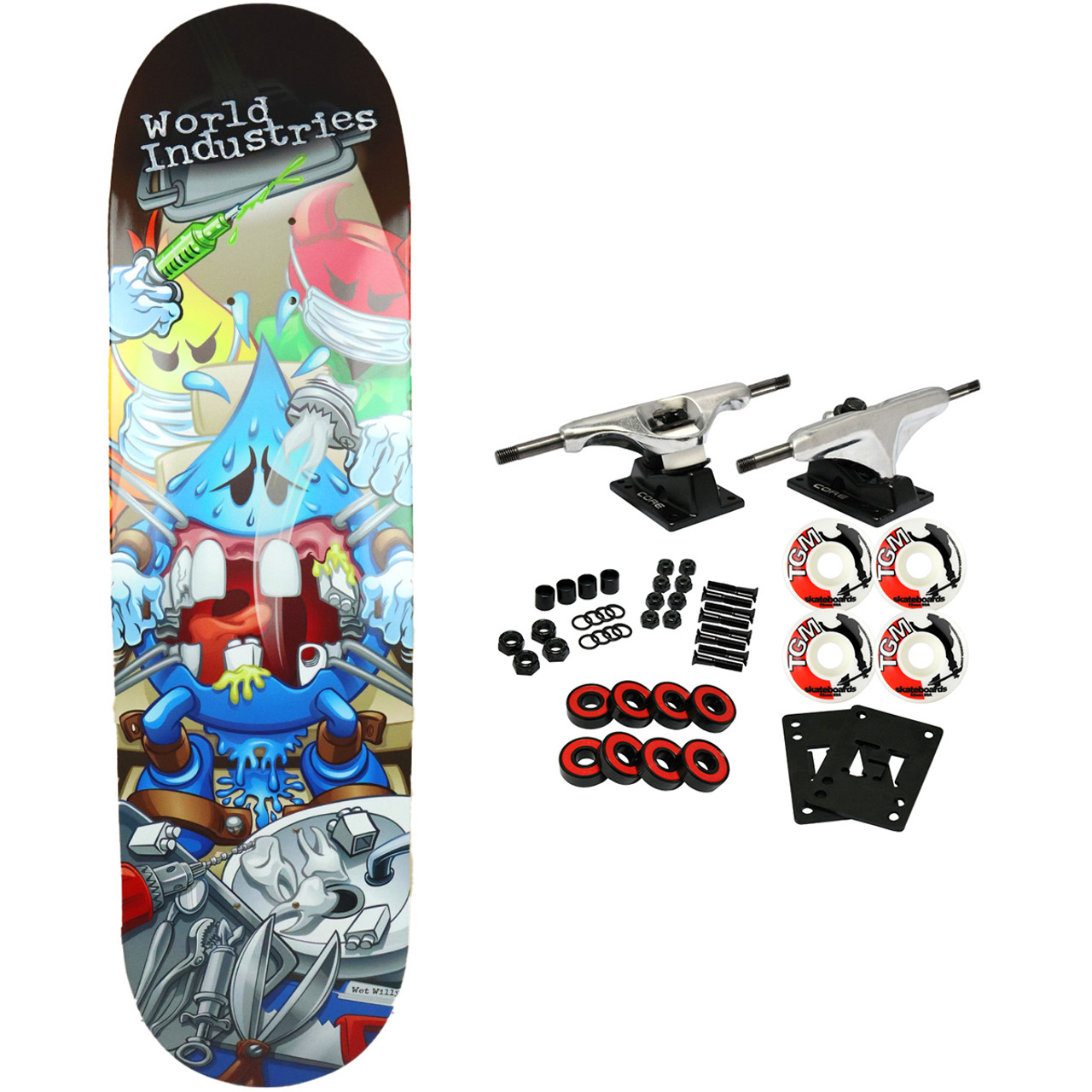 World Industries Skateboard Complete Thoothache 8.38