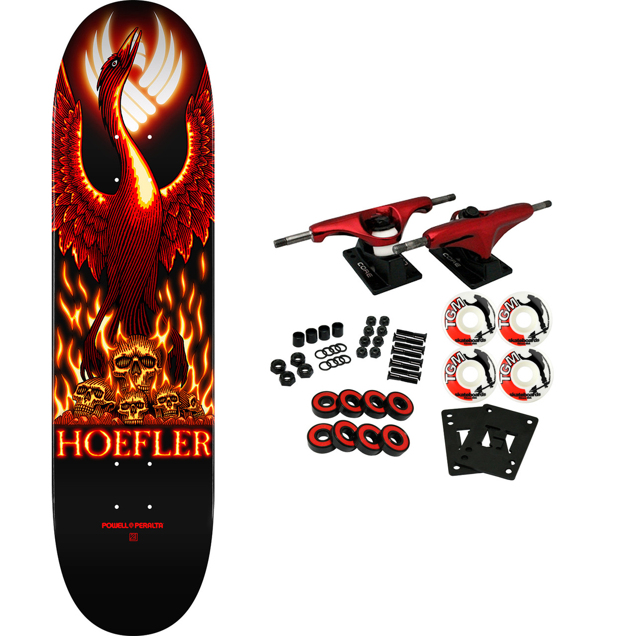 Powell Peralta Skateboard Complete Pro Flight Hoefler Phoenix 8.0