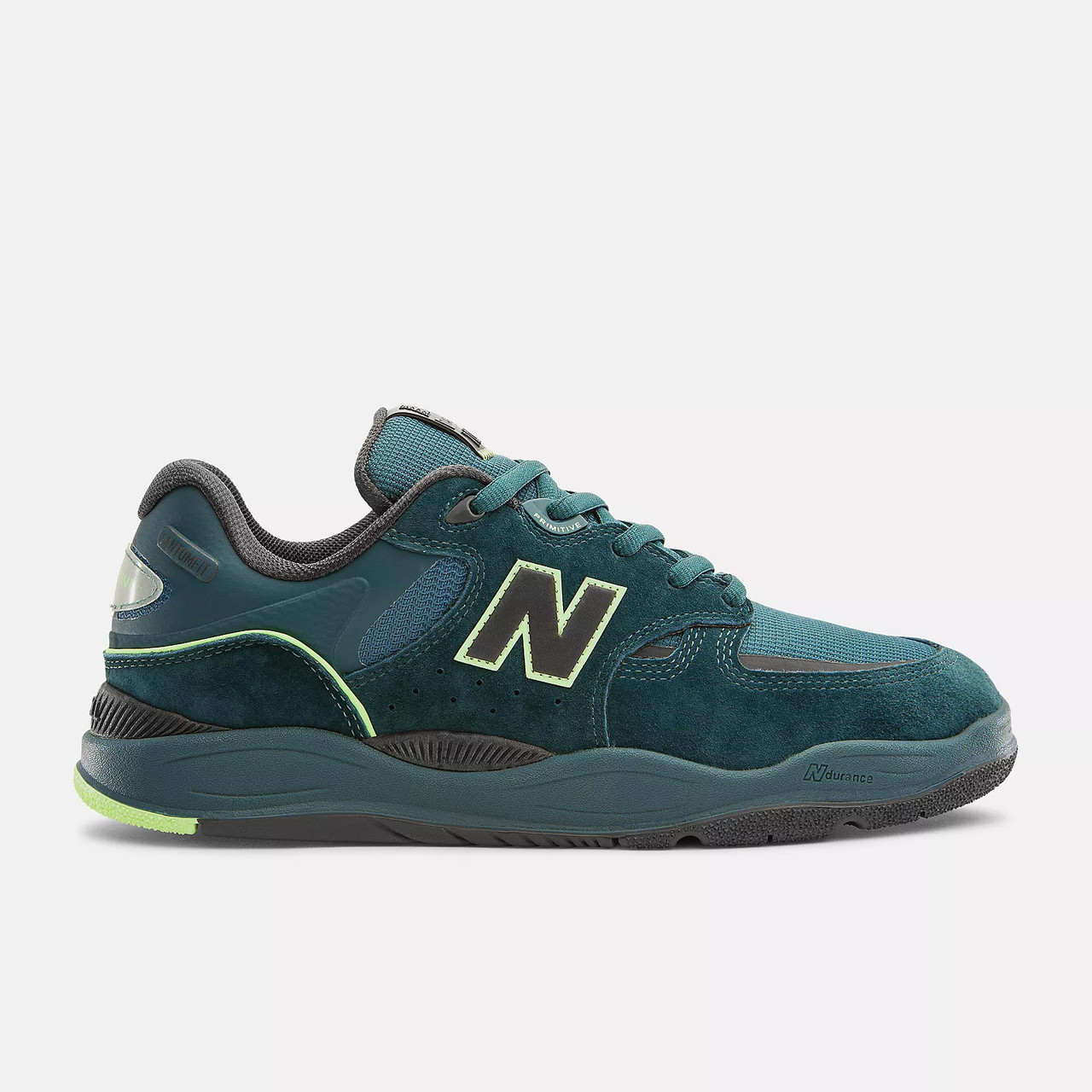 New Balance Numeric Skateboard Shoes 1010 Tiago Lemos Primitive Deep  Teal/Lime - TGM Skateboards