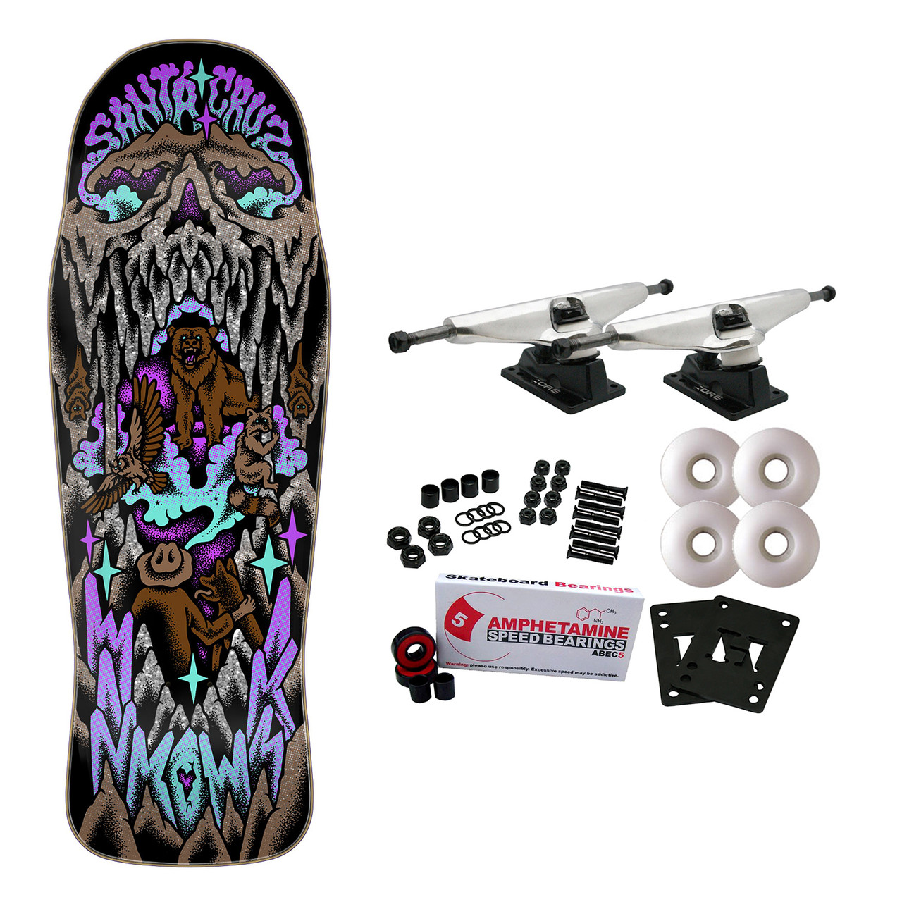 Santa Cruz Skateboard Complete Winkowski Crystal Cave 10.34