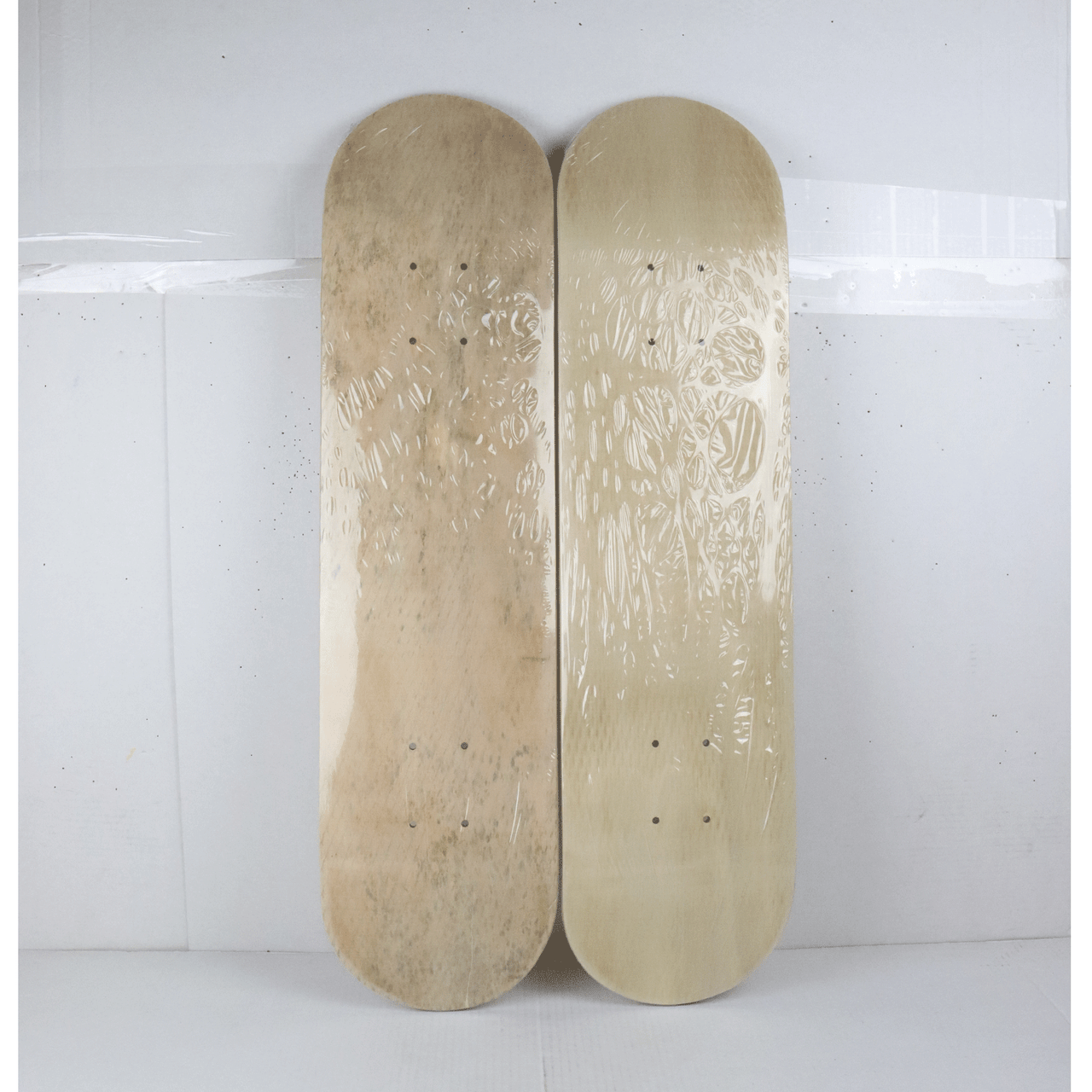 Blemished 2 Pack of Blank Skateboard Natural - TGM Skateboards