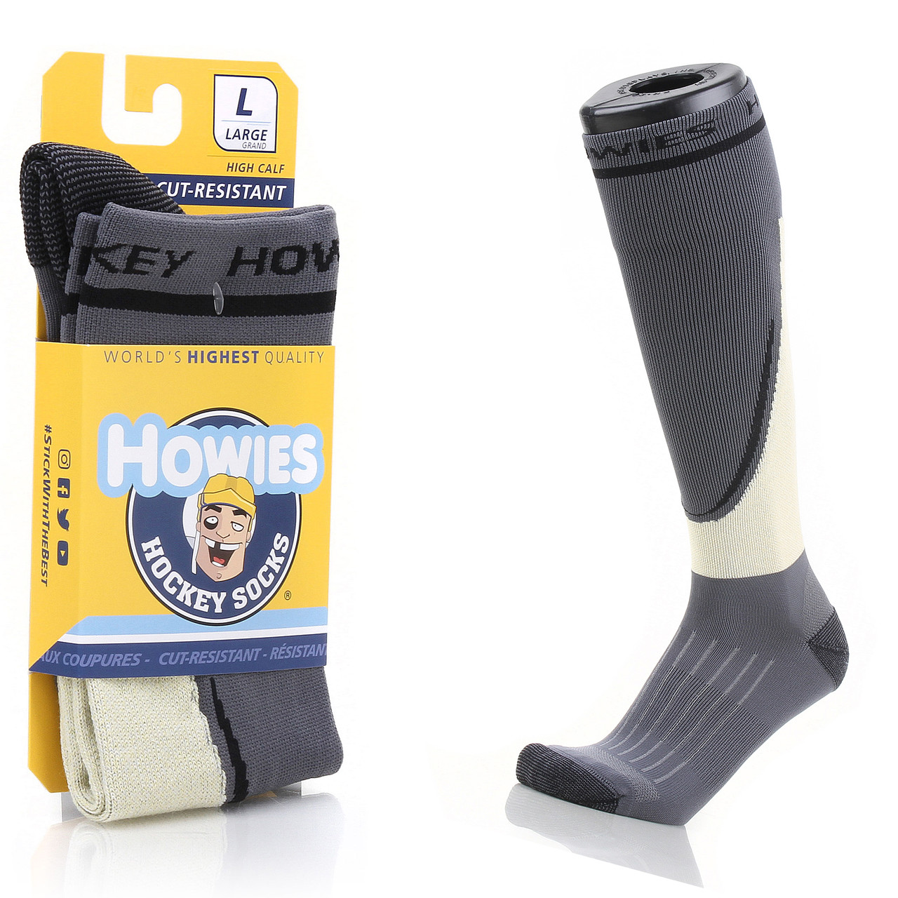 Howie's Cut-Resistant Hockey Sock Medium